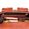 Craftshades – 11*15 Inch Handcrafted Briefcase Goat Leather Bag | 100% Genuine Leather - Image 2