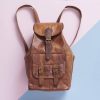 Craftshades - Handcrafted 13*18 Inch Large Goat Leather Backpack |  100% Genuine Leather - Image 3