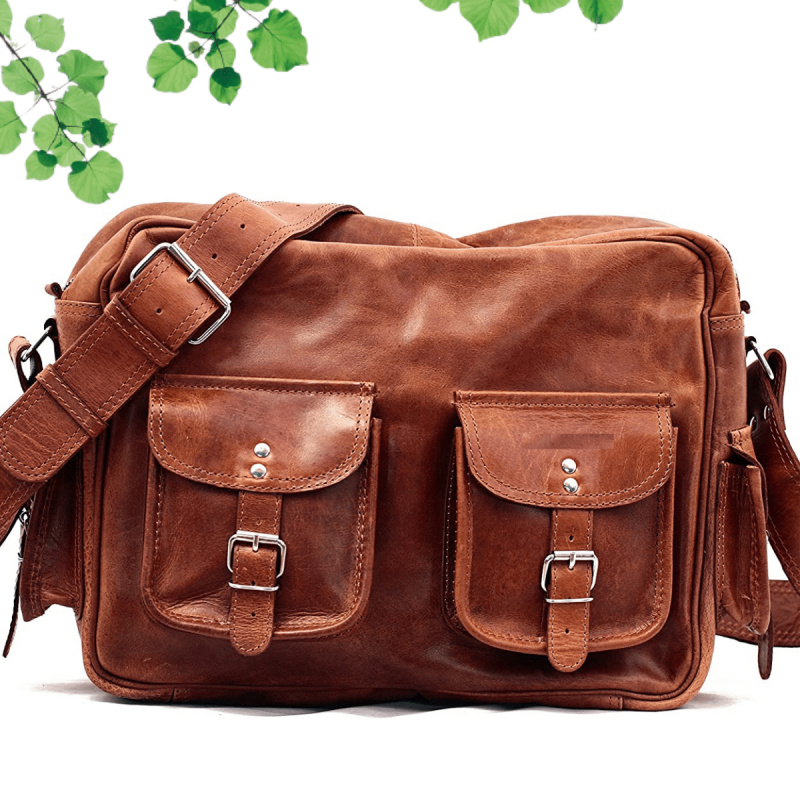 Craftshades - Multipurpose Handcrafted Leather Travel Bag | 100% Genuine Leather - Image 7