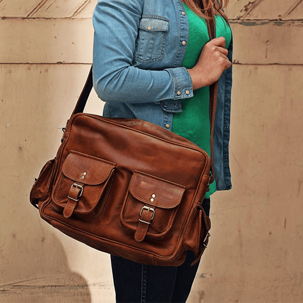 Craftshades - Multipurpose Handcrafted Leather Travel Bag | 100% Genuine  Leather