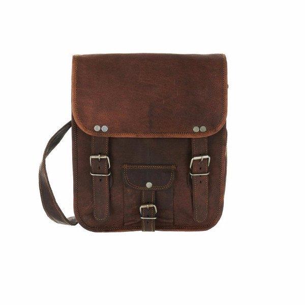 Craftshades – Handcrafted 13″ Retro laptop Leather Bag | 100% Genuine ...