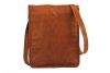 Craftshades - 9*11 inches Full Flap Handcrafted Goat Leather Sling Bag | 100% Genuine Leather