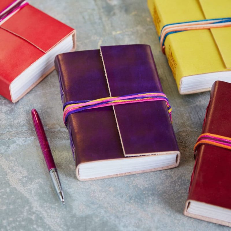 Craftshades – Beautiful Single Color 7″5 Handcrafted Leather Journal/Diary 200 page | 100% Genuine Leather