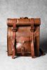 Craftshades - 12 x 16 x 20 Inch 100% Genuine Roll Leather Shoulder Backpack | Unisex