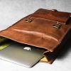 Craftshades – Multiple Pockets 12*16 Inch Handcrafted Goat Leather Roll Bag | 100% Genuine Leather - Image 6