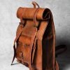 Craftshades – Multiple Pockets 12*16 Inch Handcrafted Goat Leather Roll Bag | 100% Genuine Leather - Image 5
