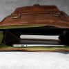 Craftshades – Multiple Pockets 12*16 Inch Handcrafted Goat Leather Roll Bag | 100% Genuine Leather - Image 8