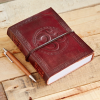Craftshades – Vintage Om Embossed Unique Design 7″5 Handcrafted Leather Journal/Diary 200 page | 100% Genuine Leather - Image 2