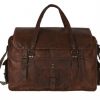 Craftshades -  20 Inch Handcrafted Travel Duffle Goat Leather Bag | 100 Genuine Leather - Image 5