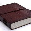 Craftshades – Rose Flower Embossed Unique Design 7″5 Handcrafted Leather Journal/Diary 100 page | 100% Genuine Leather - Image 2