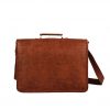 Craftshades - 10*13" Expandable Handcrafted Vintage Goat Leather Bag | 100% Genuine Leather - Image 4