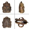 Craftshades - Buffalo Vintage 18" Leather Backpack  | 100% Genuine Leather - Image 3