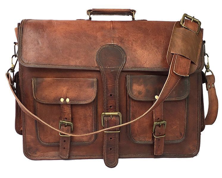 Craftshades Handcrafted Leather Bag for Men 100 Genuine Leather 11 15