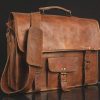 Craftshades – 15″ With Pocket Handcrafted Messenger Leather Bag | 100% Genuine Leather - Image 3