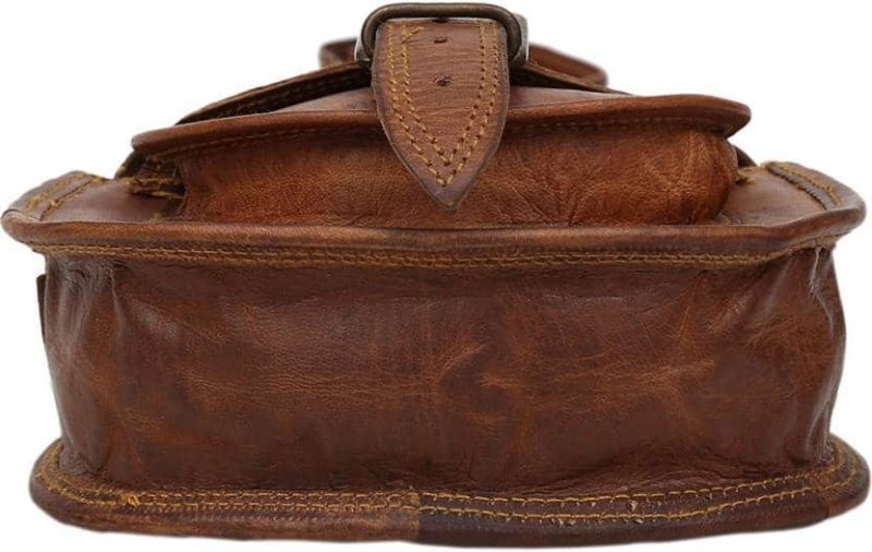 Craftshades – Handcrafted Unique 5x7 inch Sling Leather Bag for Women - Image 3