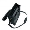 Craftshades – 10*13"Crossbody Handcrafted Small  Goat Leather messenger bag - Black | 100% Genuine Leather - Image 3