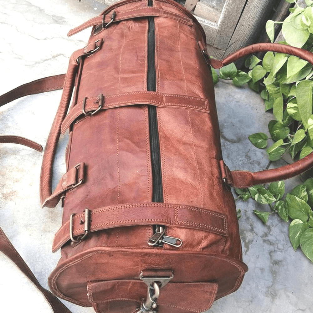 Buy Leather Duffle Bags And Travel Bags Online In India | MaheTri