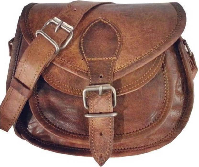 Small VSling Leather Bag