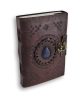 Craftshades – Vintage Water Drop Stone Embossed Unique Design 7″5 Handcrafted Leather Journal/Diary 200 page | 100% Genuine Leather
