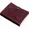 Craftshades – Metal Lock Brown Engraved Gautam Buddha  Design 7″5 Handcrafted Leather Journal/Diary 100 page | 200% Genuine Leather - Image 2