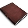Craftshades – Metal Lock Single Stone Brown Embossed Design 7″5 Handcrafted Leather Journal/Diary 200 page | 100% Genuine Leather - Image 4