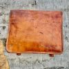 Craftshades – Single Pocket Double Strip Handcrafted Satchel Leather Bag | 100% Genuine Leather 10 x 13 x 3 Inch - Image 5