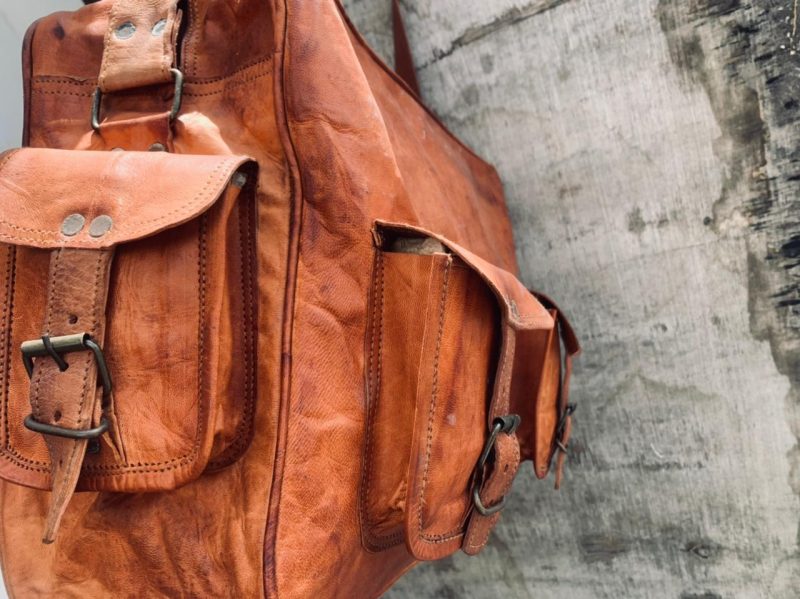 Craftshades - Multipurpose Handcrafted Leather Travel Bag | 100% Genuine Leather - Image 5
