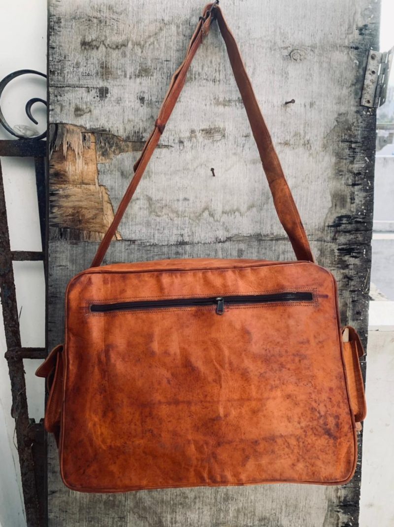 Craftshades - Multipurpose Handcrafted Leather Travel Bag | 100% Genuine Leather - Image 4