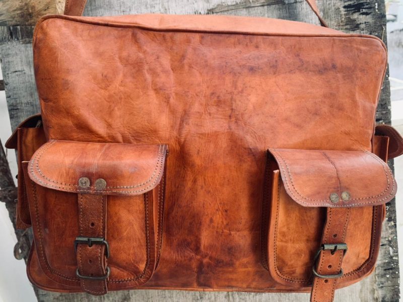 Craftshades - Multipurpose Handcrafted Leather Travel Bag | 100% Genuine Leather - Image 3
