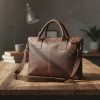 Craftshades – 12″16 Handcrafted Leather Women’s Tote Bag | 100% Genuine Leather