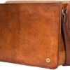 Craftshades – 15 Inch  Handcrafted Goat Leather Laptop Bag | 100% Genuine Leather - Image 2
