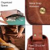 Craftshades – 15 Inch  Handcrafted Goat Leather Laptop Bag | 100% Genuine Leather - Image 3