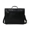 Craftshades – 11*15″ Single Pocket Handcrafted Messenger Goat Leather Bag - Black Color | 100% Genuine Leather - Image 3