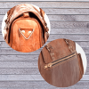 Craftshades – 13 Inch Handcrafted Leather Women’s brown Tote Bag | 100% Genuine Leather - Image 2