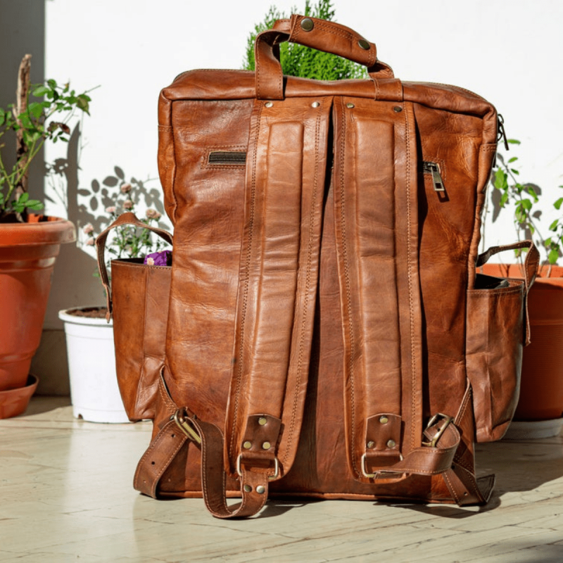 Craftshades - Seven Pocket Goat Leather Backpack | Unisex - Image 5