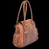 Craftshades – 13 Inch Handcrafted Leather Women’s brown Tote Bag | 100% Genuine Leather - Image 3