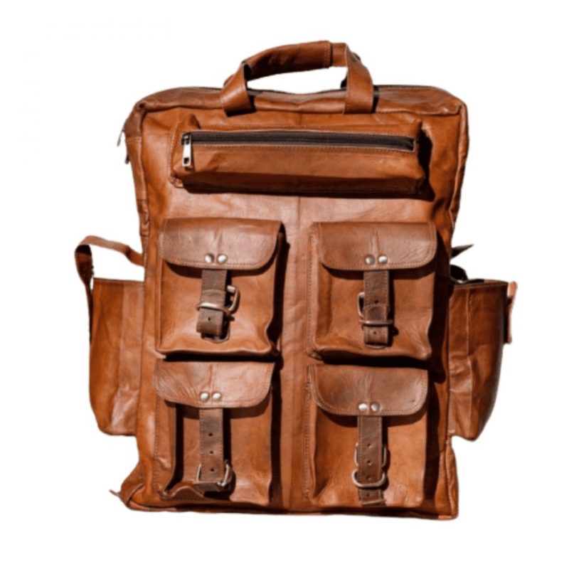 Craftshades - Seven Pocket Goat Leather Backpack | Unisex