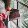 Craftshades – 8 Inch Handcrafted Unique V Shape Flap Leather Bag for Women | 100% Genuine Leather - Image 2