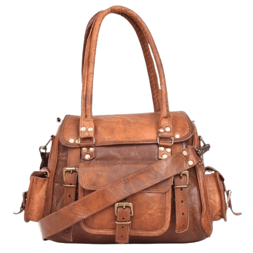 Buy HIDESIGN Brown Zipper Closure Pure Leather Womens Formal Satchel Handbag  | Shoppers Stop
