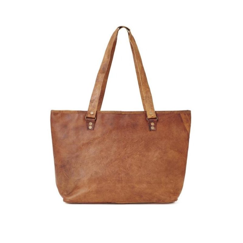 Craftshades – 13 Inch Handcrafted Leather Women’s Tote Bag | 100% Genuine Leather