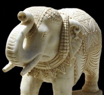 marble artifacts,elephant statue,home decor