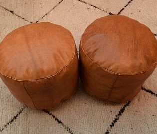 sitting chair leather bean bag
