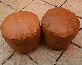 sitting chair leather bean bag