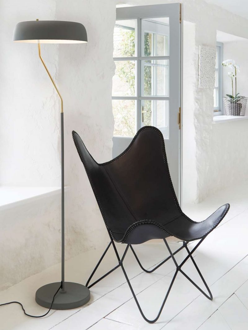 Butterfly Chair black chair Goat leather - Image 6