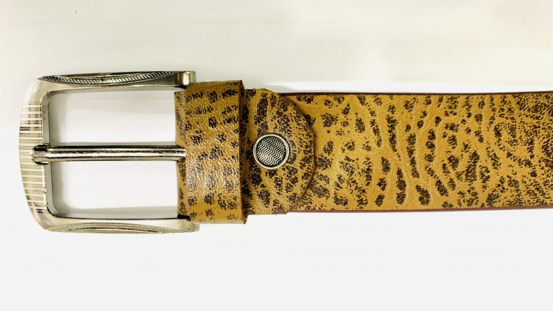 CraftShades Buffalo Leather Belts for Men with Real Solid Leather and Buckle Durable Heavy Duty 1.5" Men's Dress and Casual Belt | Printed Belt - Image 2