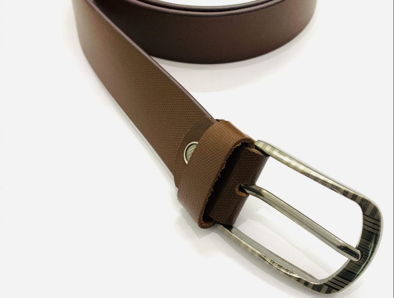 CraftShades Men's Leather Belt 100% Buffalo Genuine Leather Belt 1.5" Width