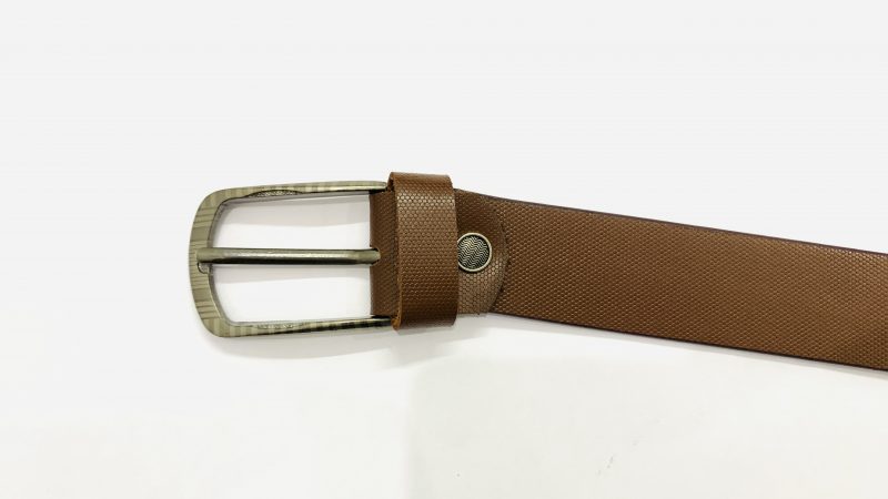CraftShades Men's Leather Belt 100% Buffalo Genuine Leather Belt 1.5" Width - Image 3