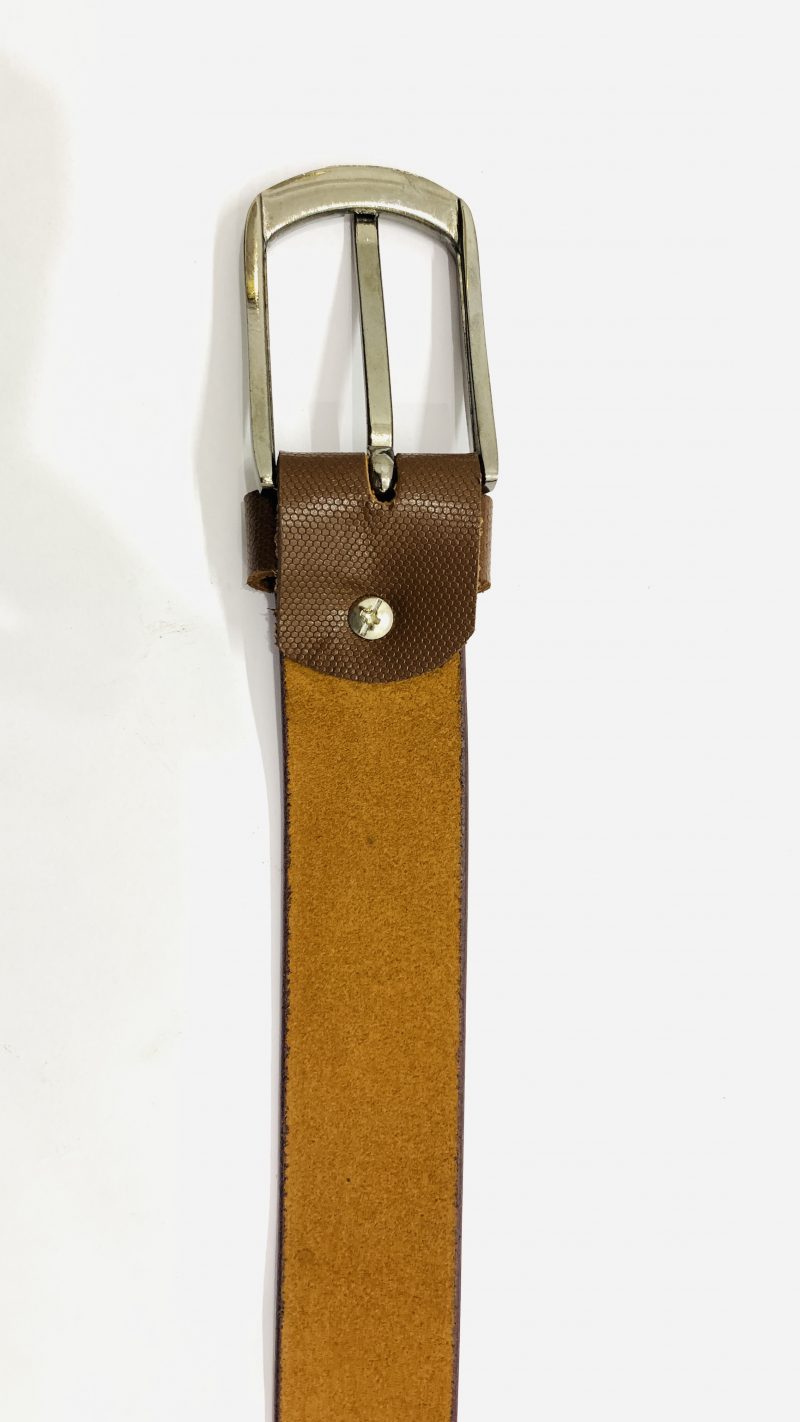 CraftShades Men's Leather Belt 100% Buffalo Genuine Leather Belt 1.5" Width - Image 8