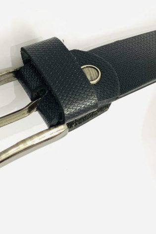 CraftShades Buffalo Leather Everyday Belt | Buffalo Leather | Black Colour