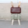 Leather Vanity Stool - Image 3